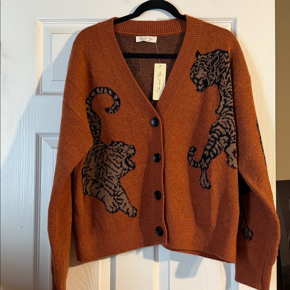 Tiger cardigan